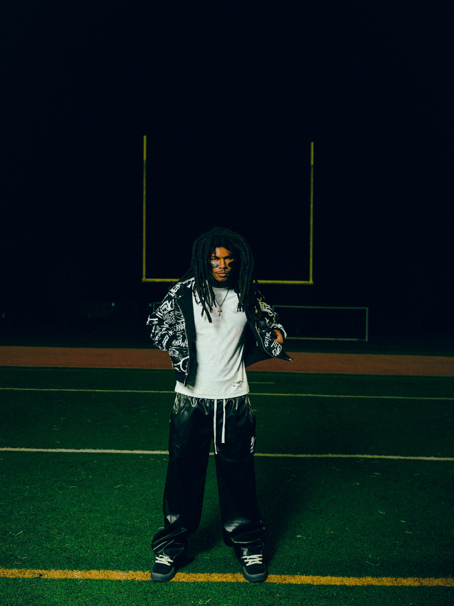 LEATHER MJ SWEATS