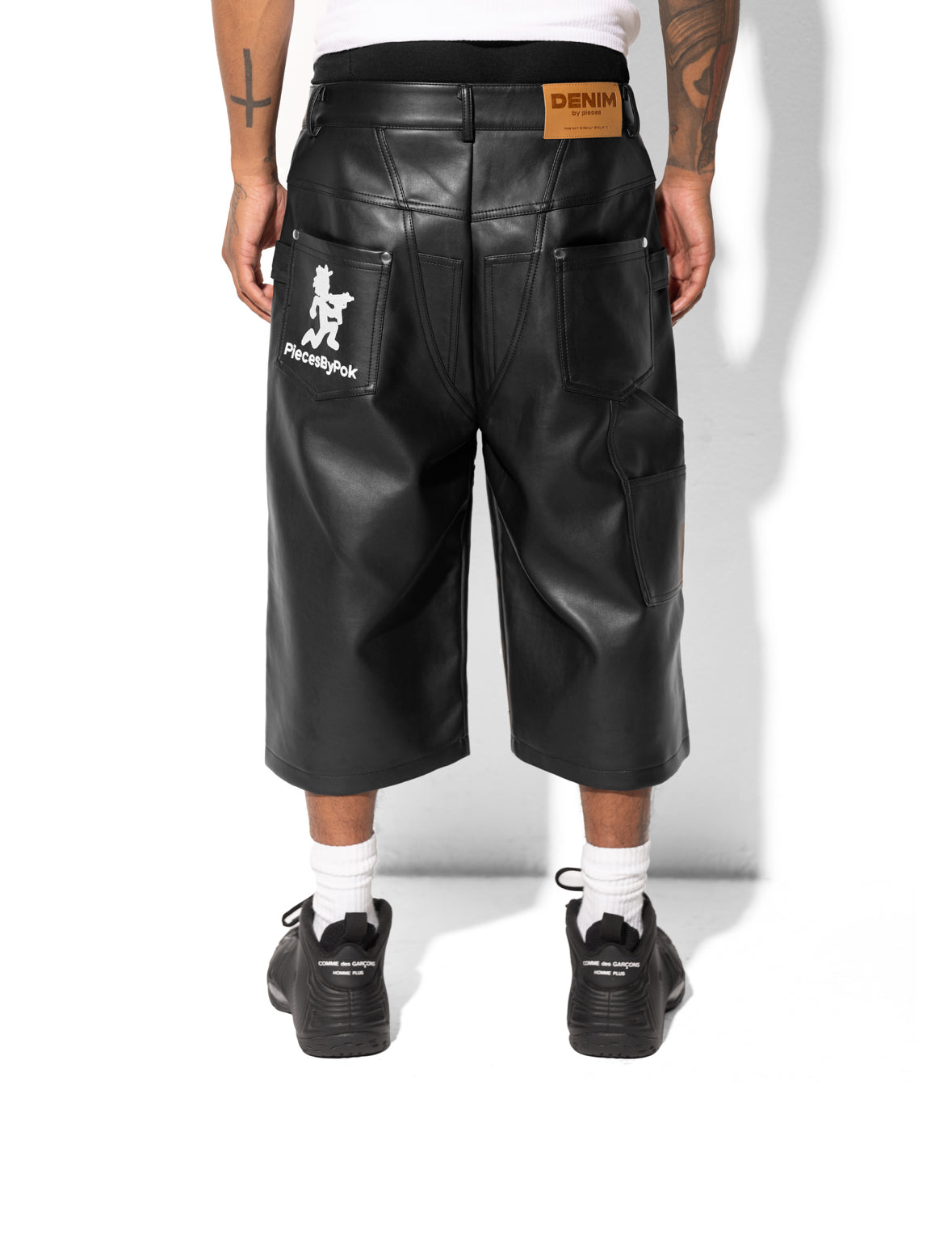 Black Splatter Shorts