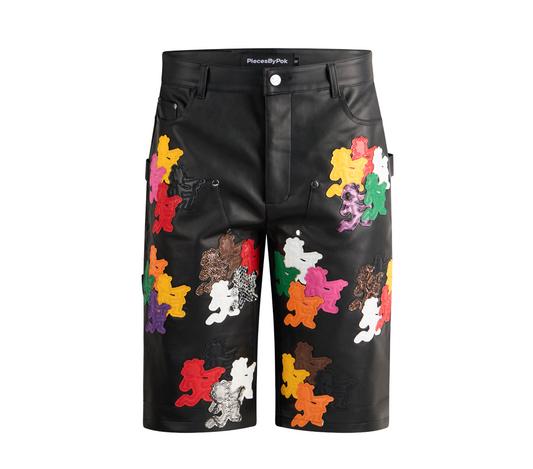 Black Splatter Shorts