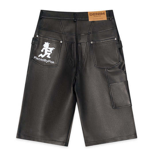 Black Splatter Shorts