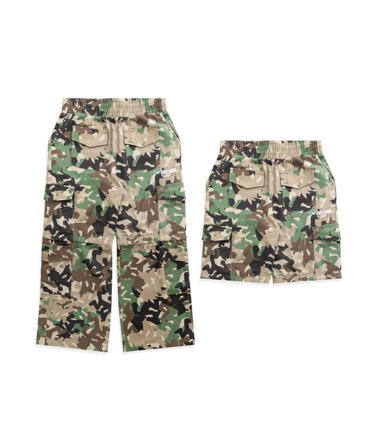 Camo Pants Into Shorts